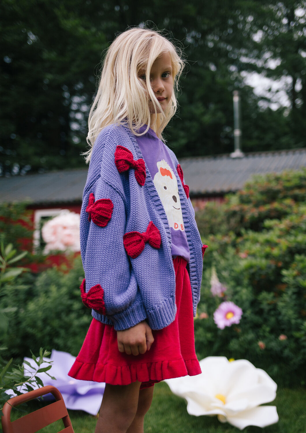 Lilane DAILY BRAT Strickjacke BOW VEST - large