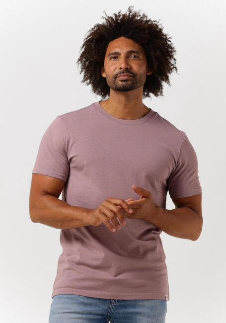 Lila PUREWHITE T-shirt ORGANIC FABRIC T-SHIRT WITH TRAINGLE SELF FABRIC PATCH ON BACK - large