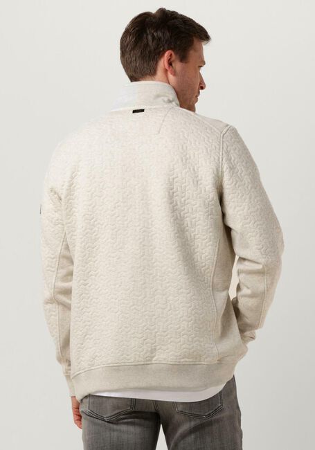 Nicht-gerade weiss PME LEGEND Strickjacke ZIP JACKET JACQUARD INTERLOCK SWEAT - large