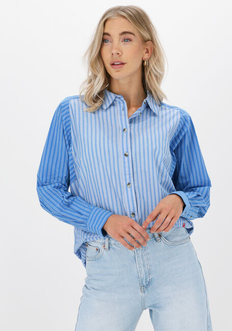 Hellblau LEON & HARPER Blusen CRUZ TC04 STRIPES - large