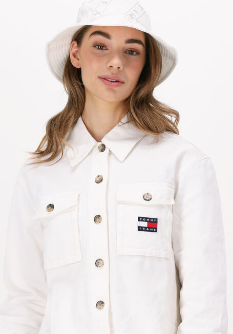 Ecru TOMMY JEANS Jeansjacke TJW SURPLUS OVERSHIRT - large