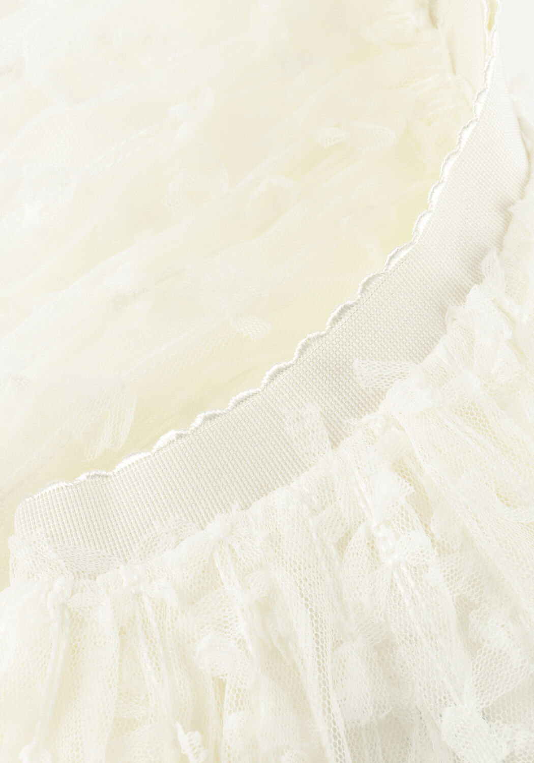 Beige MAYORAL Minirock TUL SKIRT - large