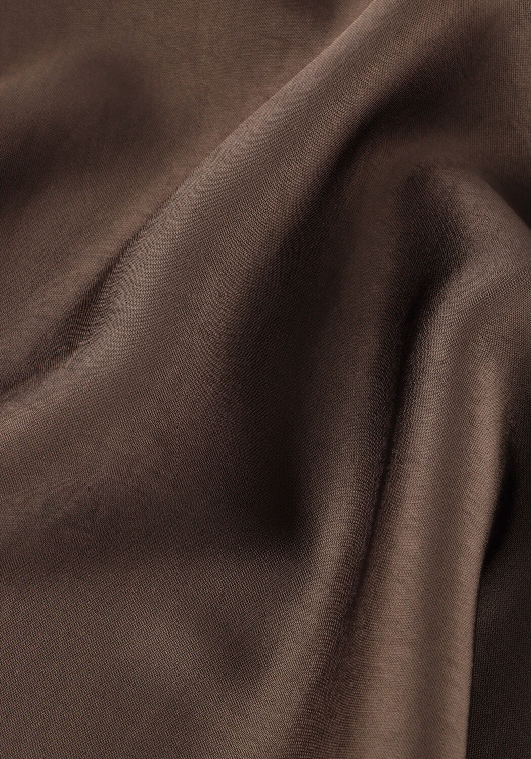 Braune NEO NOIR Maxirock VICKY HEAVY SATEEN SKIRT - large