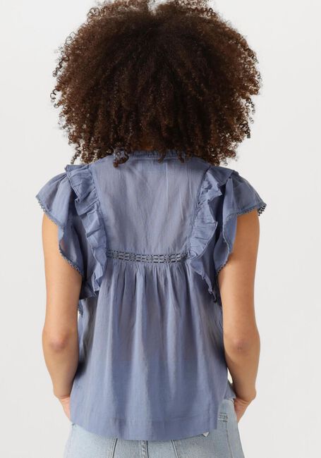 Blaue NEO NOIR Blusen JAYLA S VOILE TOP - large