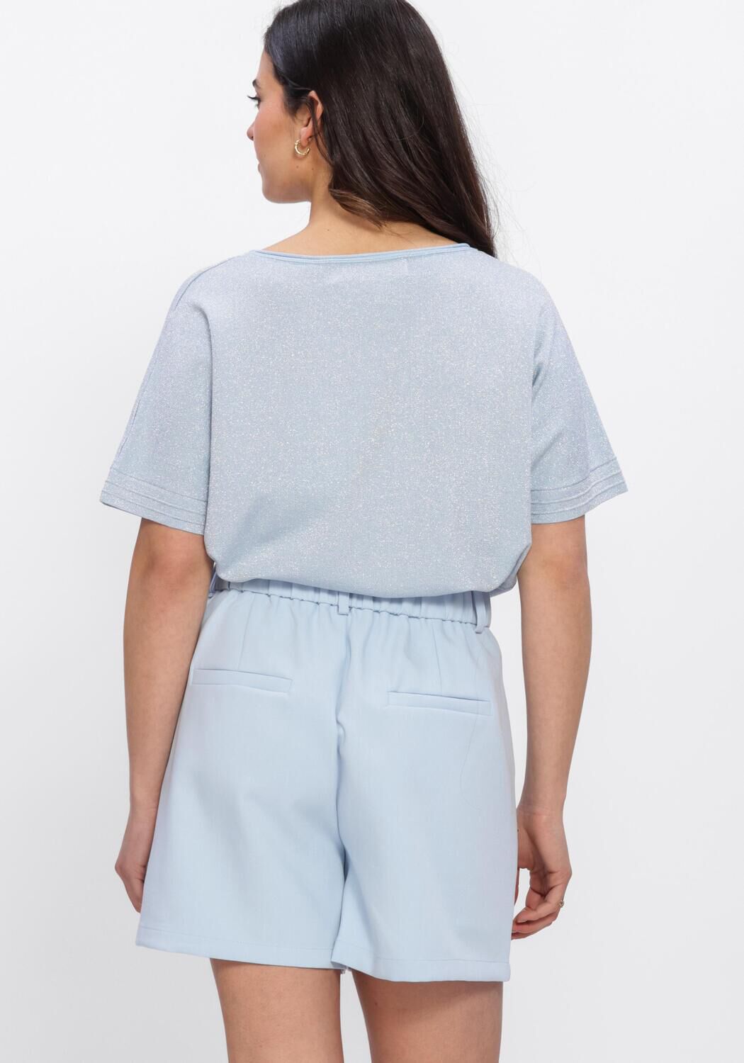 Blaue NUKUS Tops & T-shirts WIES TOP LUREX - large