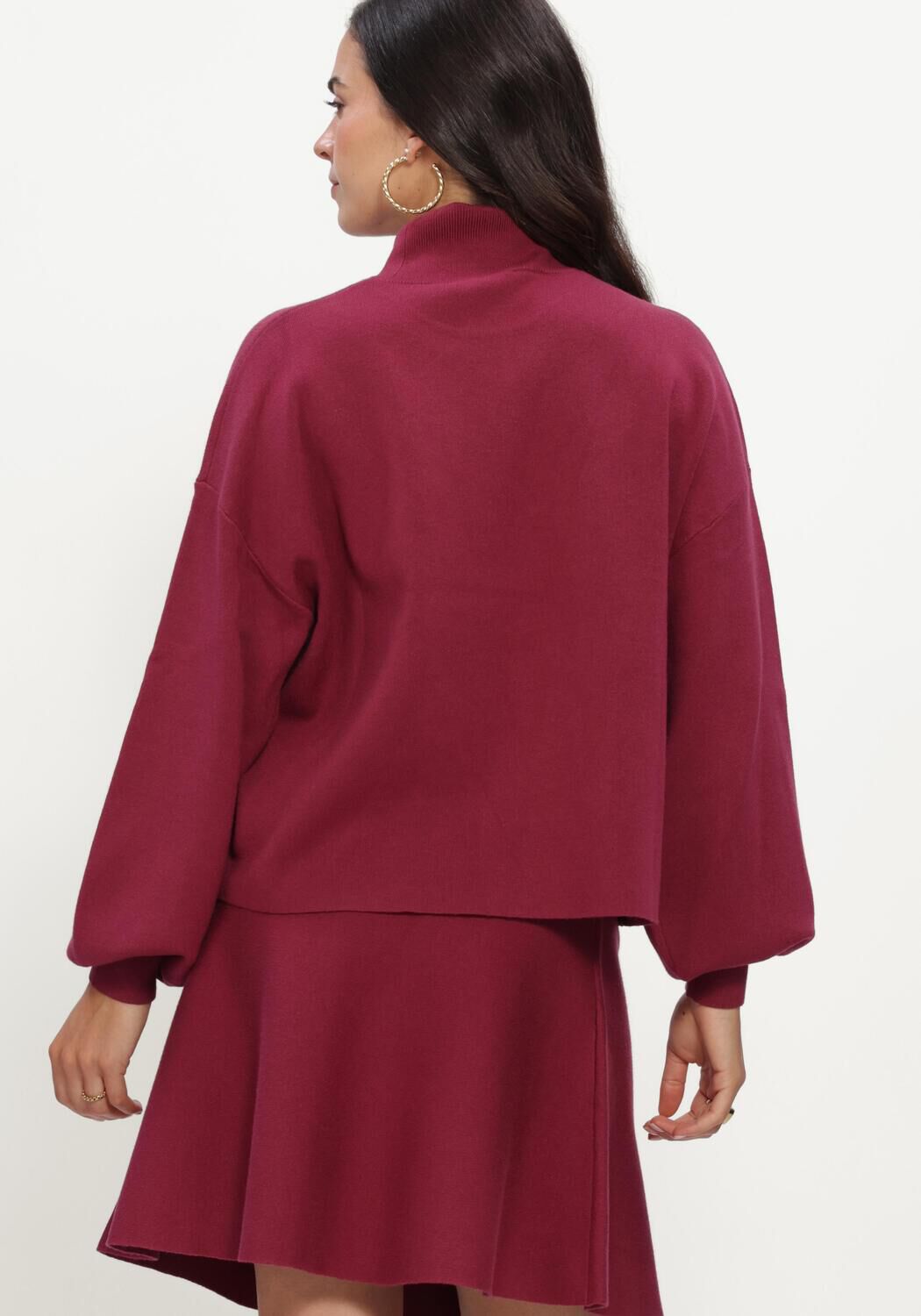Bordeaux MSCH COPENHAGEN Pullover MSCHMERCY EAST M PULLOVER - large