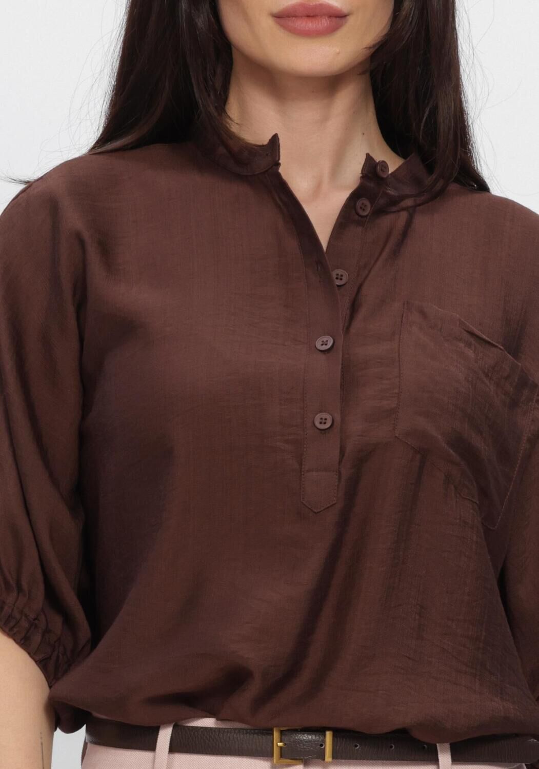 Braune MINUS Blusen MSBARBARA BLOUSE - large