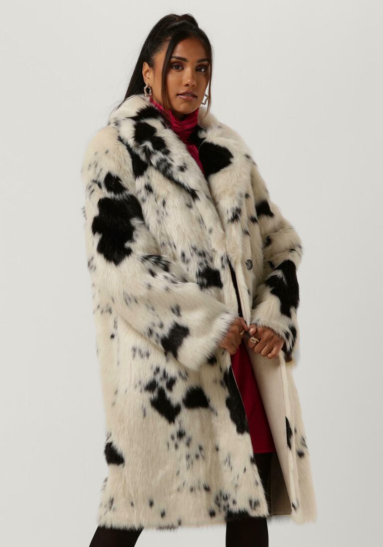 ecru beaumont fake-fur-jack reversible faux fur coat