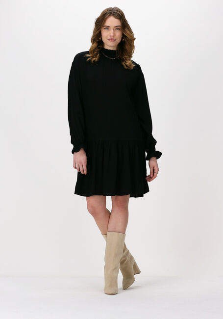 Schwarze NA-KD Minikleid FRILL DETAIL MINI DRESS - large