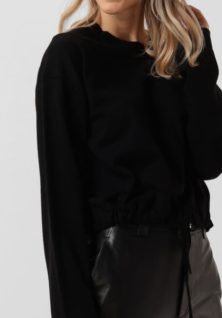 Schwarze VANILIA Pullover MERINO WOOL SWEATER - large