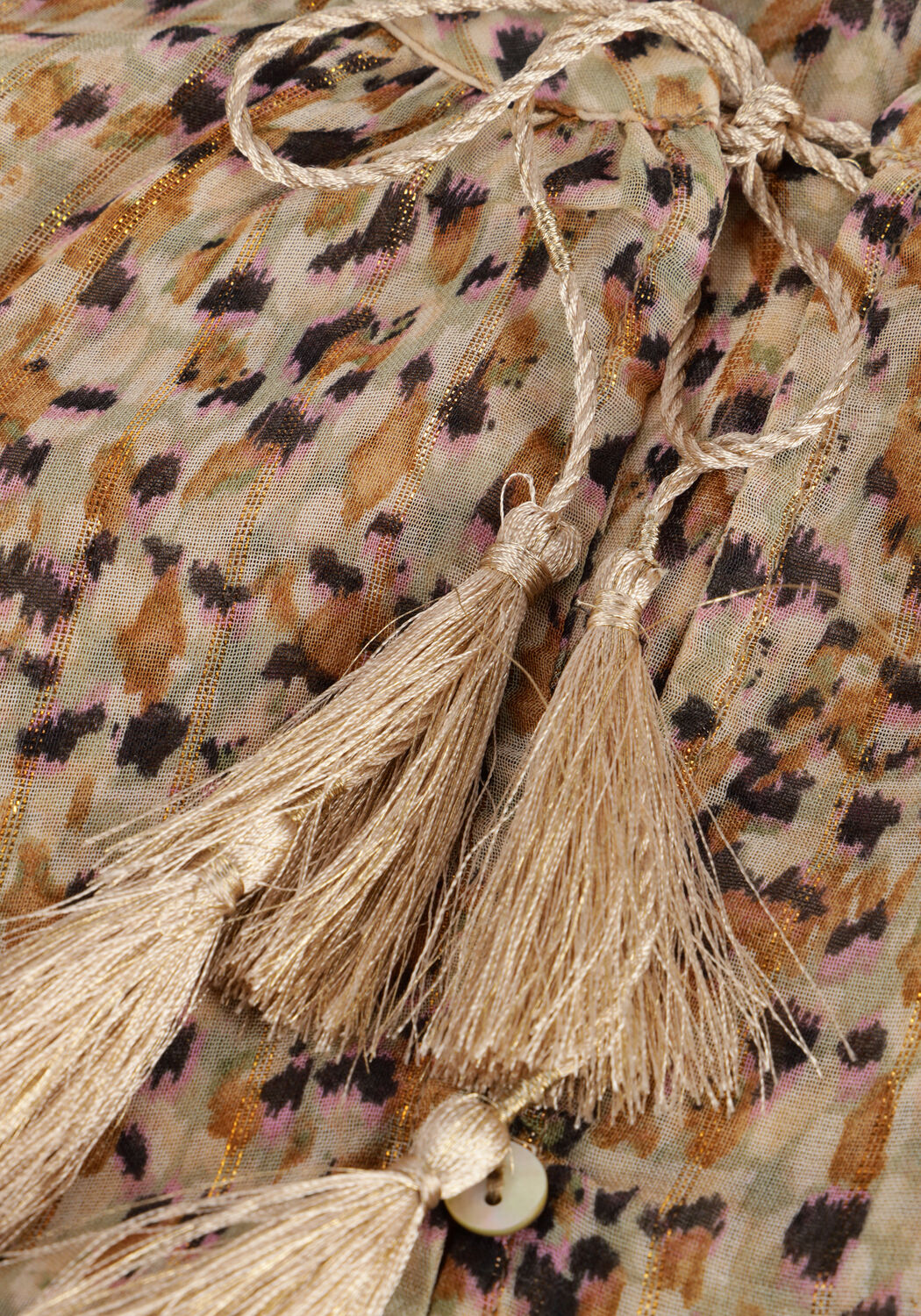 Beige SUMMUM Minikleid DRESS CONFETTI SPOT PRINT - large