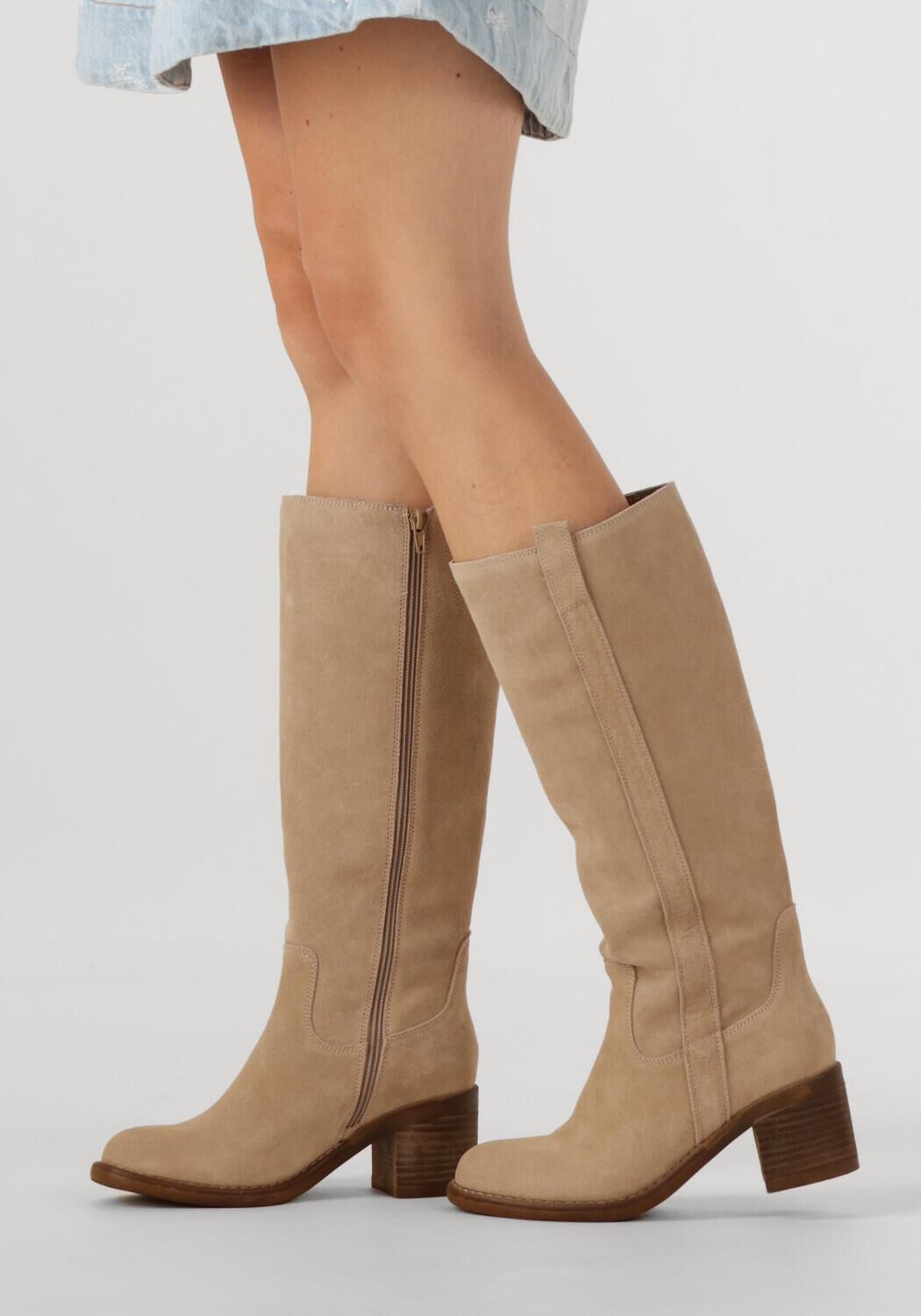 Beige BLASZ Hohe Stiefel SHN2581-07 - large