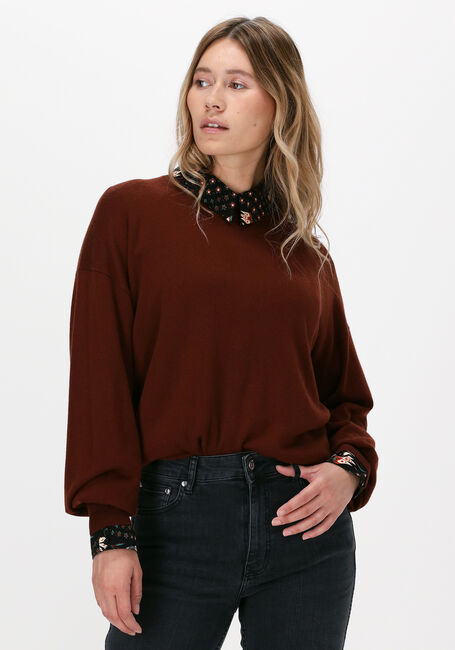 Braune SUMMUM Pullover MOCK NECK SWEATER EXTRA FINE M - large