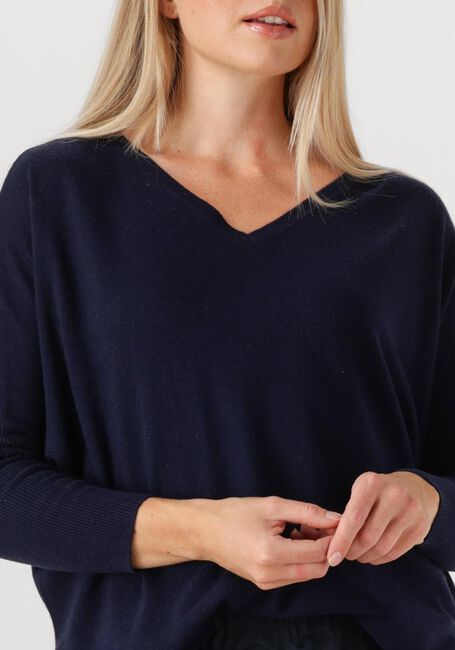 Dunkelblau RESORT FINEST Pullover V-NECK CAPE SWEATER - large