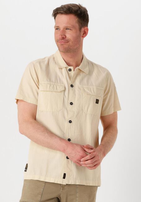 Beige PME LEGEND Casual-Oberhemd SHORT SLEEVE SHIRT CTN  BEDFORD - large