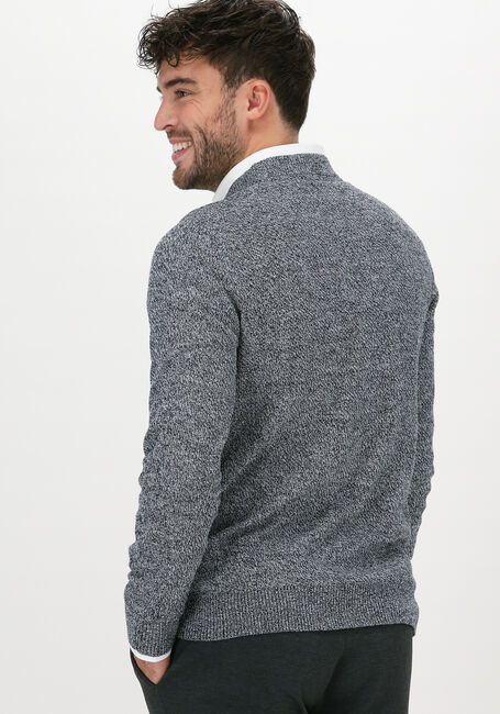 Schwarze SELECTED HOMME Pullover SLHEKLON LS KNIT CREW W CAMP - large