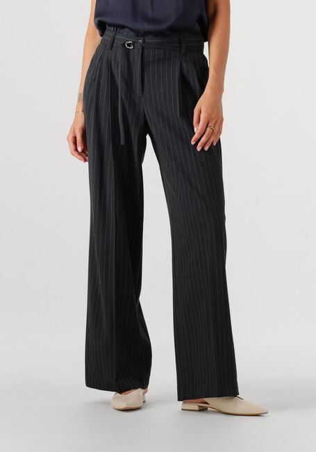 Blaue SUMMUM Hose TROUSERS WIDE PINSTRIPE - large