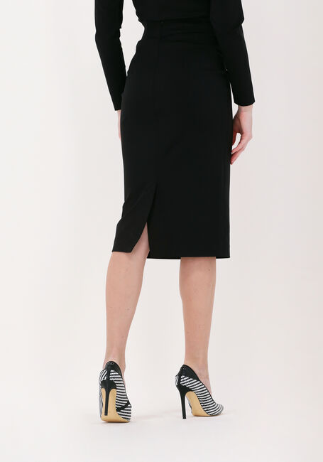 Schwarze VANILIA Midirock PUNTO FITTED SKIRT - large