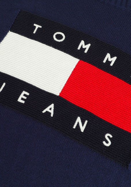 Dunkelblau TOMMY JEANS Pullover TJM REGULAR FLAG SWEATER - large