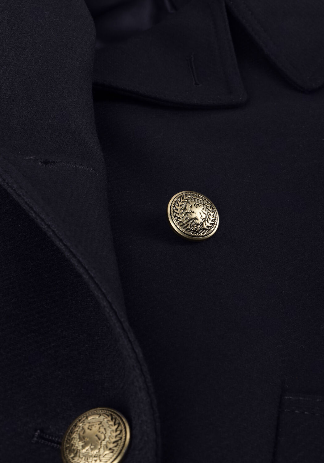 Dunkelblau TOMMY HILFIGER M&auml;ntel WOOL BLEND PREP CLASSIC PEACOAT - large