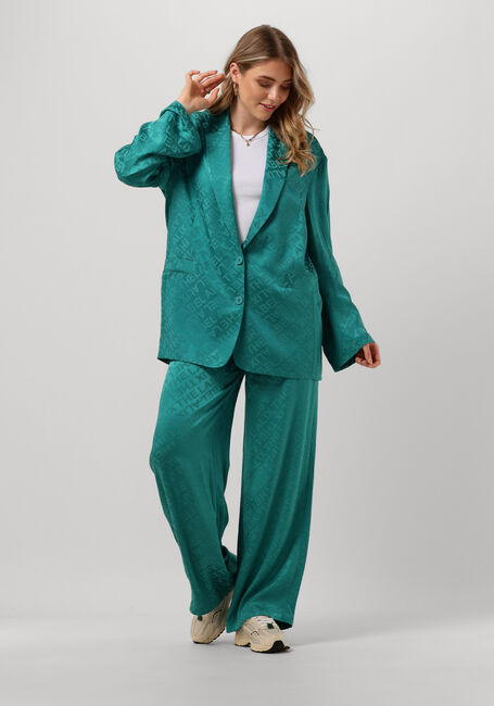 Blaue ALIX THE LABEL Weite Hose LADIES WOVEN WIDE LEG PANTS - large