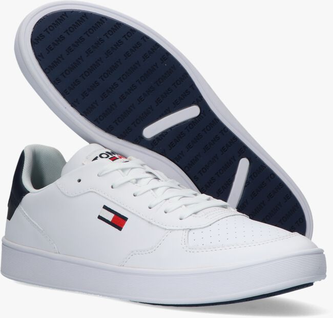 Weiße TOMMY HILFIGER Sneaker low TOMMY JEANS ESSENTIAL CUPSOLE - large