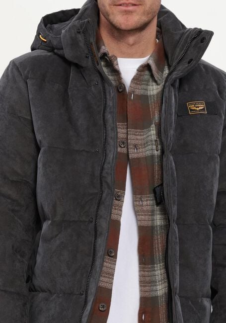 Anthrazit PME LEGEND Wattierte Jack SEMI LONG JACKET GOBBLER - large