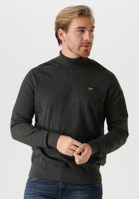 Graue PME LEGEND Pullover & Cardigans TURTLENECK COTTON KNIT - large