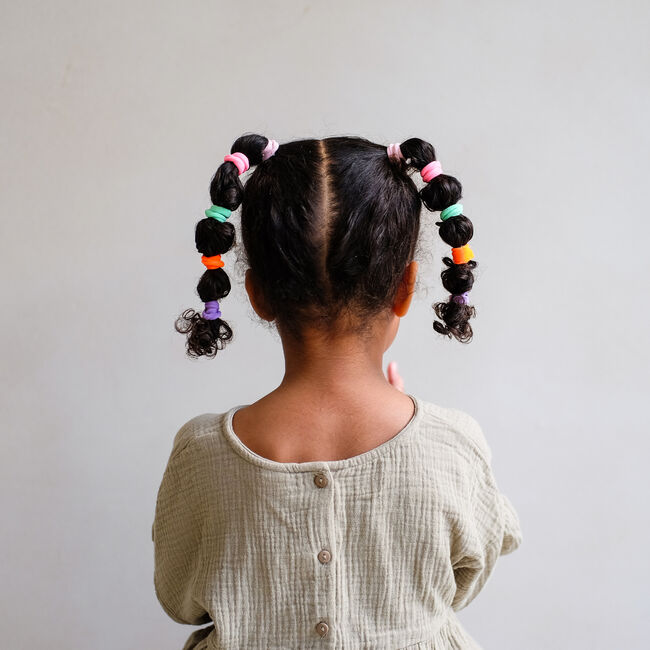 Mehrfarbige/Bunte Mimi & Lula Haarschmuck UNICORN TOWELLING PONIES - large