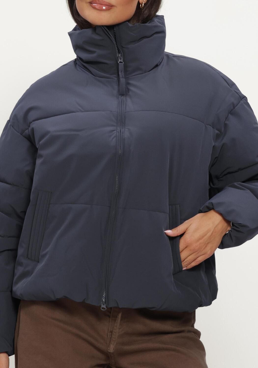 Dunkelblau MSCH COPENHAGEN Wattierte Jack MSCHREFRON JACKET - large