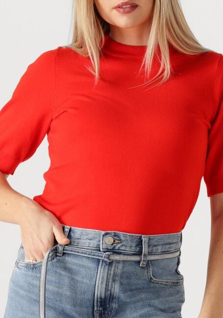Rote Y.A.S. Pullover YASLENA SS KNIT PULLOVER - large