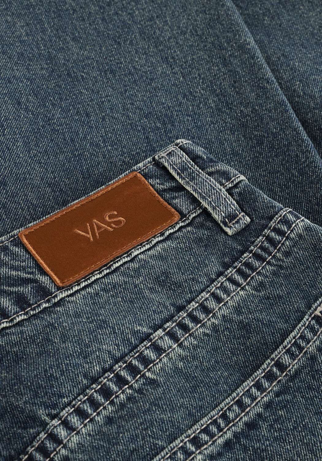 Blaue Y.A.S. Wide jeans YASSIVA HMW WIDE JEANS S. - large