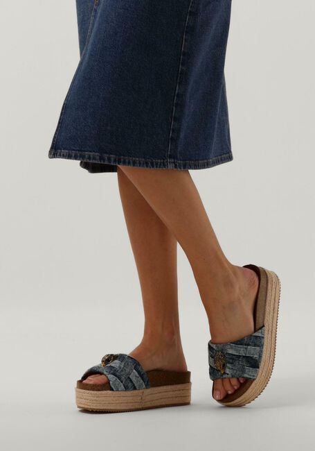 Blaue KURT GEIGER LONDON Pantolette KENSINGTON FLATFORM - large