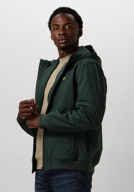 Blaue LYLE & SCOTT Jack FLEECE BACK SOFTSHELL JACKET - large