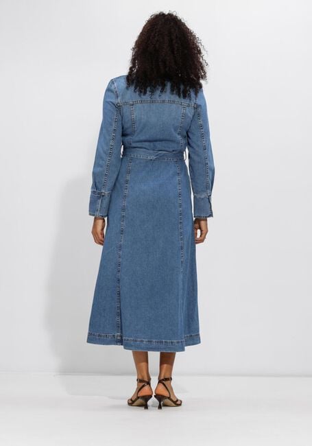 Blaue MSCH COPENHAGEN Maxikleid MSCHTURO ALENA SHIRT DRESS - large