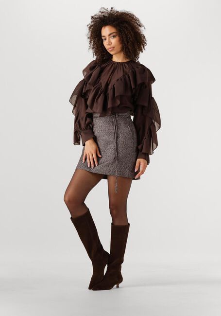 Braune SECOND FEMALE Minirock ARBOR SKIRT - large