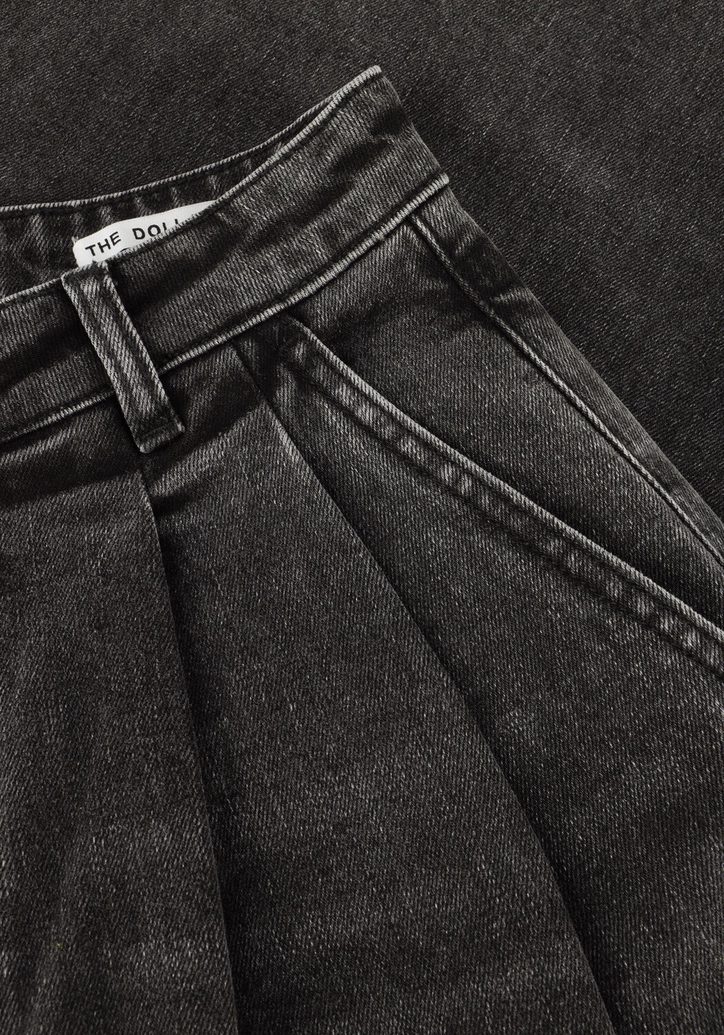 Schwarze JANICE Wide jeans DOLLAR - large