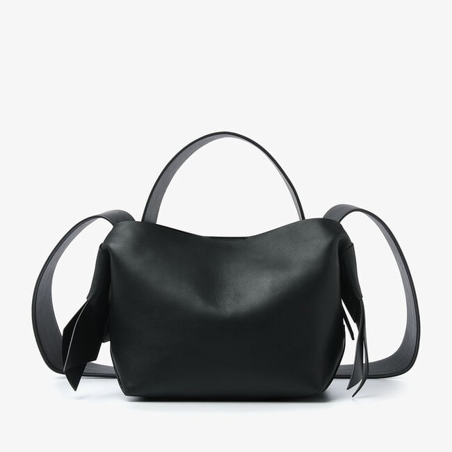 Schwarze VIA VAI Handtasche NODO FABI - large