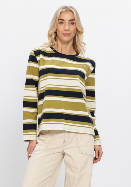 Gr&uuml;ne MODSTR&Ouml;M Tops & T-shirts URBANMD STRIPE LS T-SHIRT - large