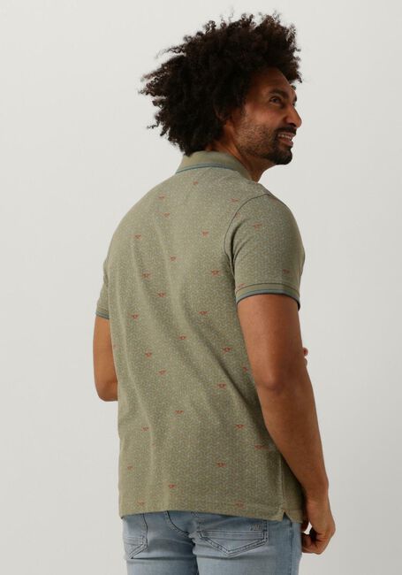 Olive PME LEGEND Polo-Shirt SHORT SLEEVE POLO FINE PIQUE ALL OVER PRINT - large