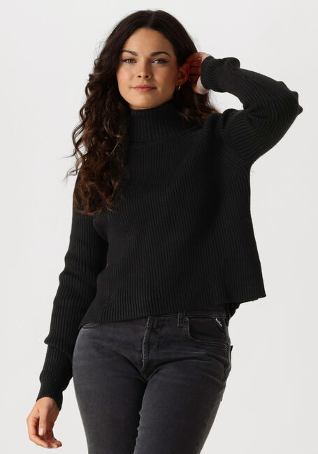 Schwarze MINUS Rollkragenpullover AVA KNIT TURTLENECK - large