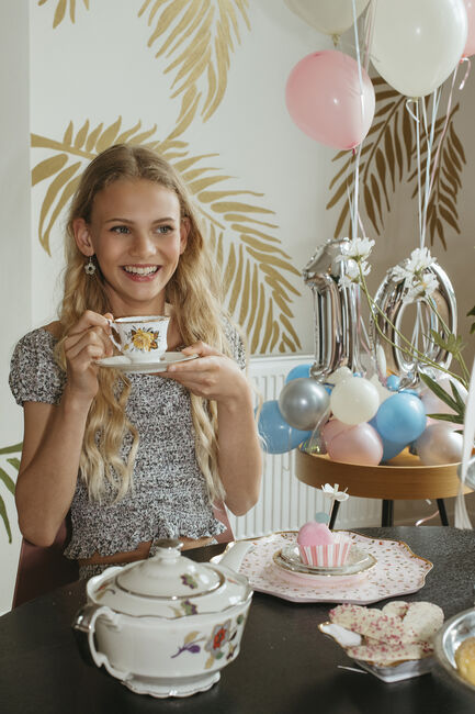 Mehrfarbige/Bunte FRANKIE & LIBERTY T-shirt ROCCA LIBERTY BLOUSEE - large