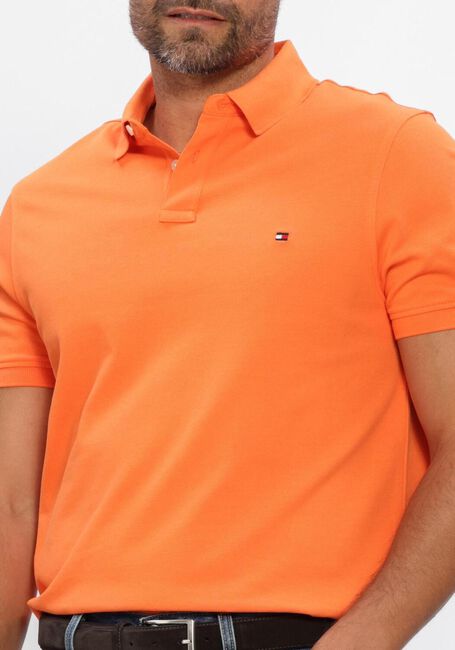 Orangene TOMMY HILFIGER Polo-Shirt 1985 REGULAR POLO - large