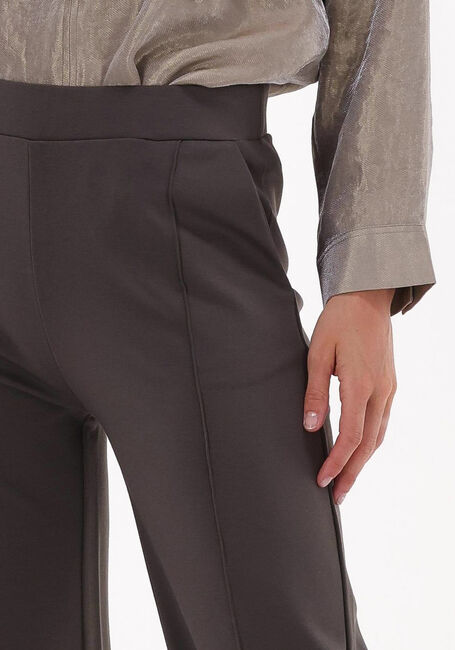 Taupe KNIT-TED Weite Hose FLOOR PANT - large