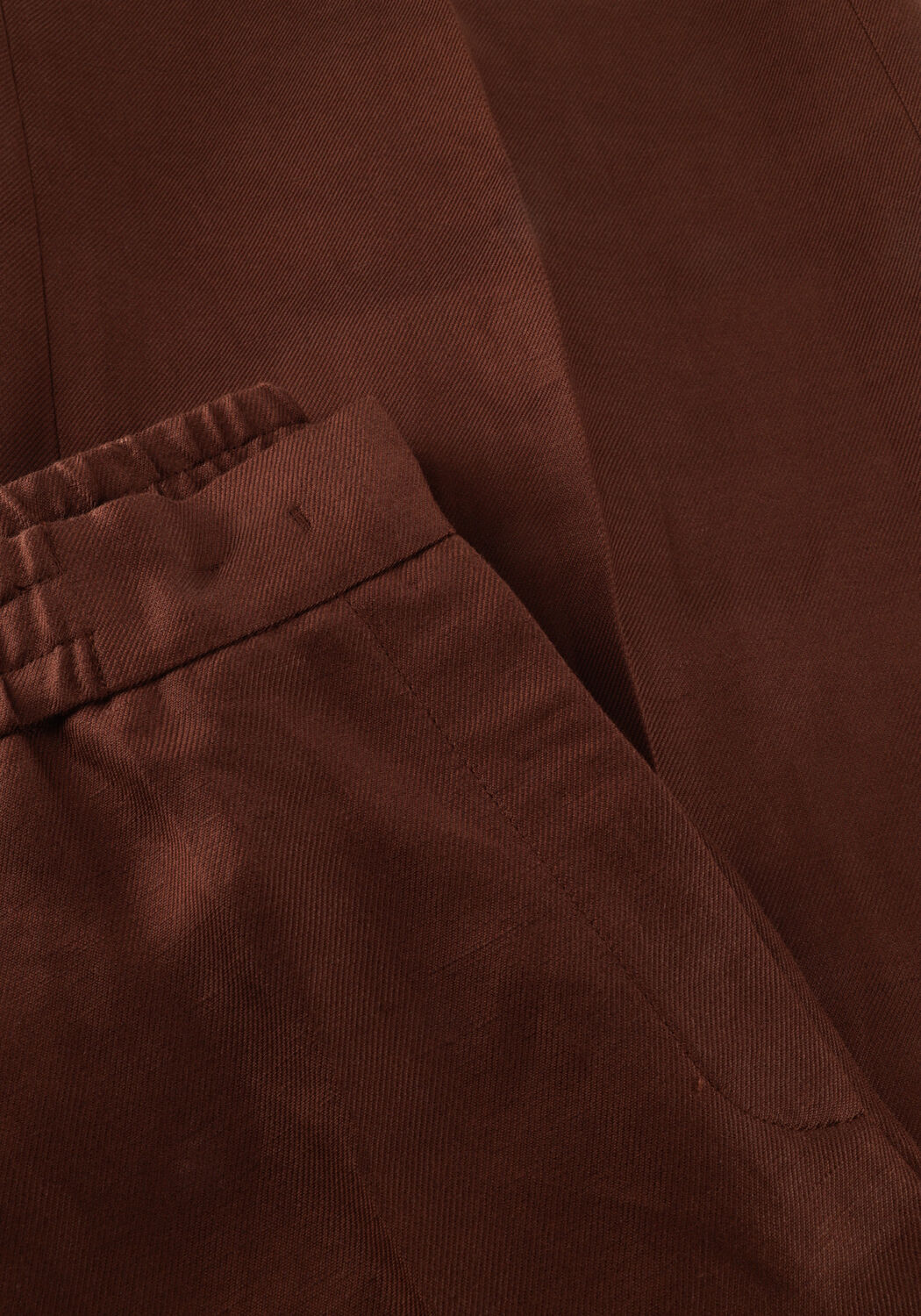 Braune BEAUMONT Weite Hose GIRONA PANTS - large