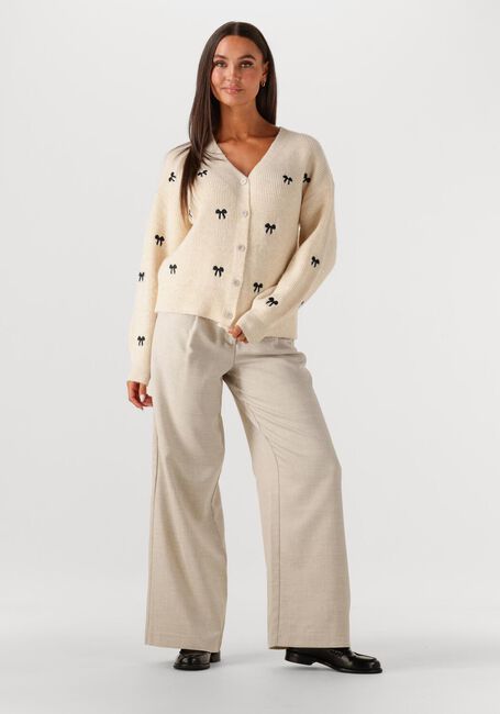 Ecru Y.A.S. Strickjacke YASBOW LS EMBROIDED KNIT CARDIGAN - large