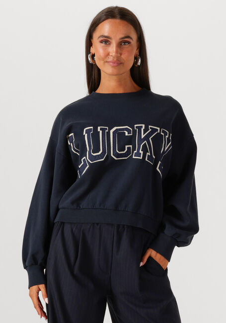 Dunkelblau BY-BAR Pullover BIBI PATCHWORK SWEATER - large