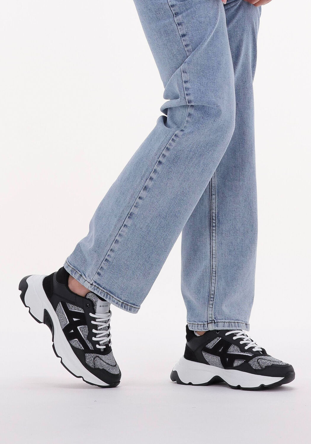 Silberne NUBIKK Sneaker Low ROSS TREK L - large