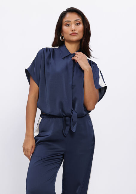 Blaue DANTE6 Blusen SIREN TIE KNOT SHIRT - large