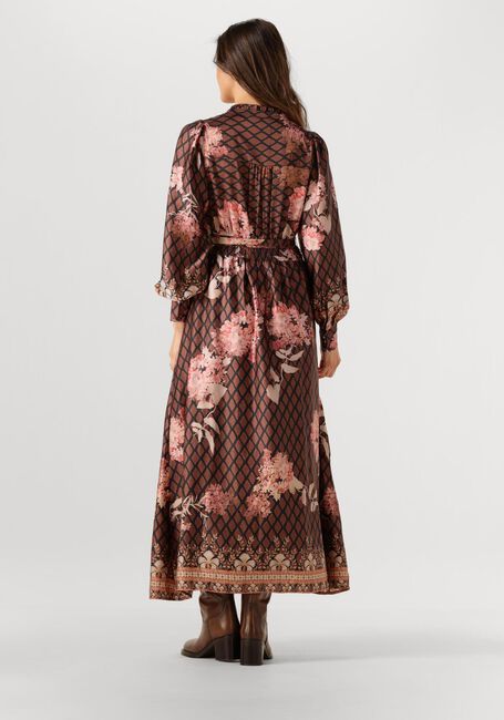 Braune NEO NOIR Maxikleid NOVA BOTANICAL BORDER DRESS - large